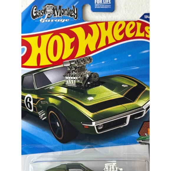 Hot Wheels 2024 '68 Corvette Gas Monkey Garage Dream Garage 5/5 Diecast Car - Picture 7 of 7